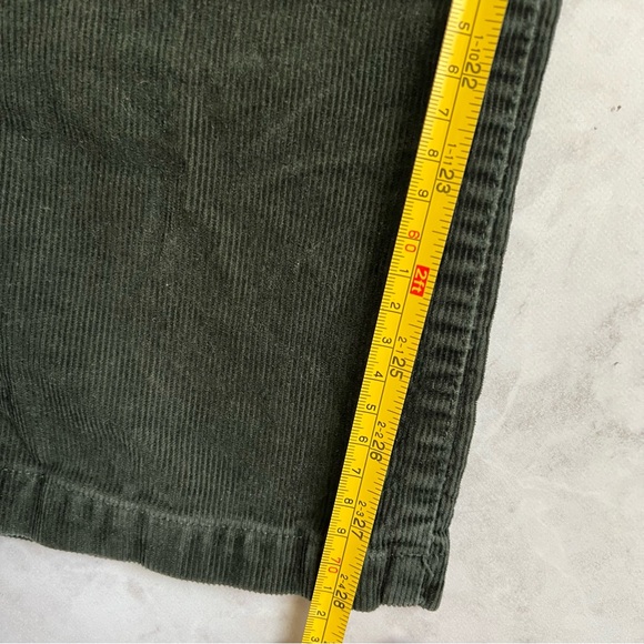 J.Crew Corduroy Straight Leg Pants Forest Green - Picture 6 of 8